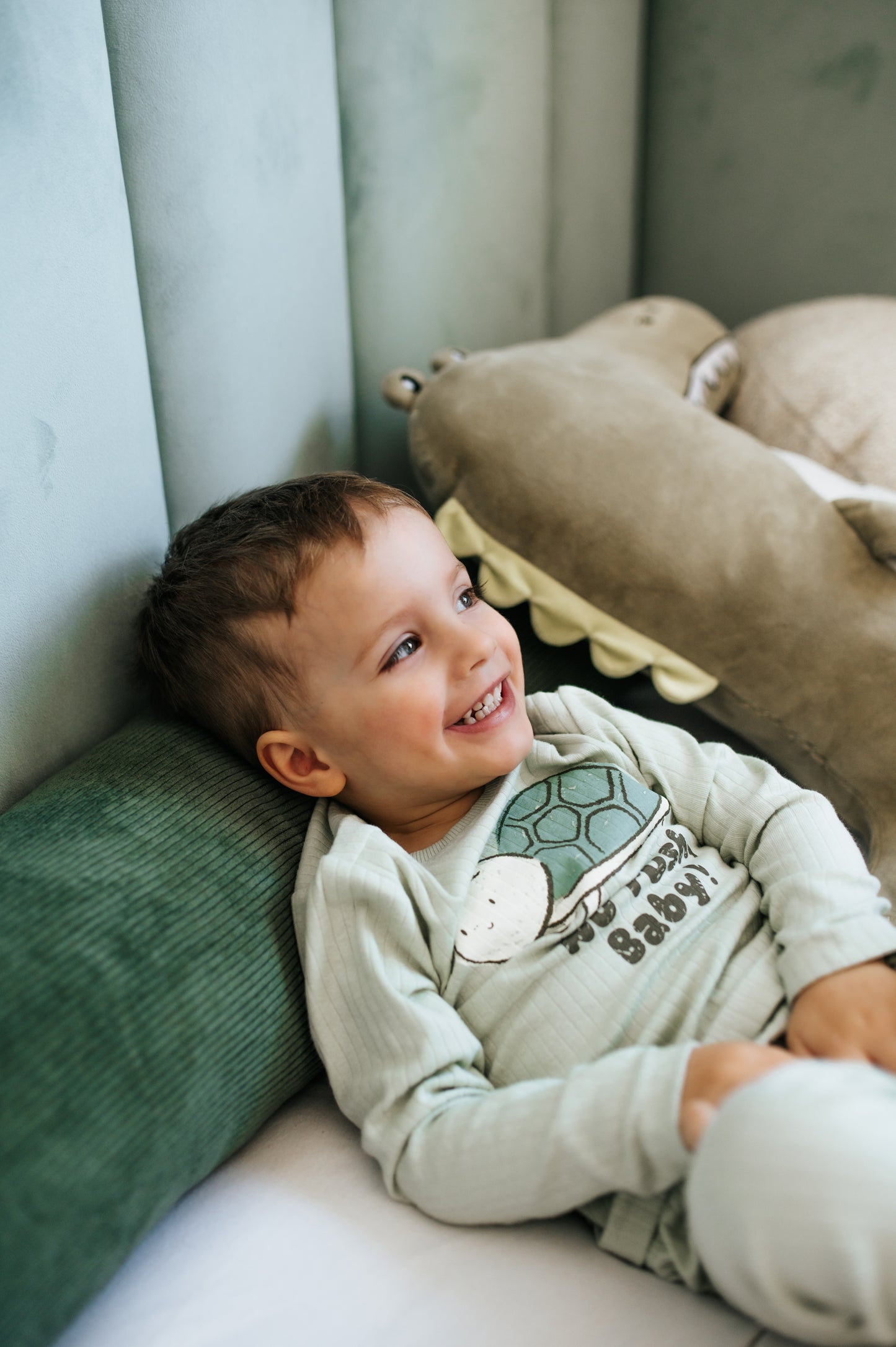 KIDS SWEET Zagłówek Wałek na lóżko dla dziecka Tkanina Lincoln