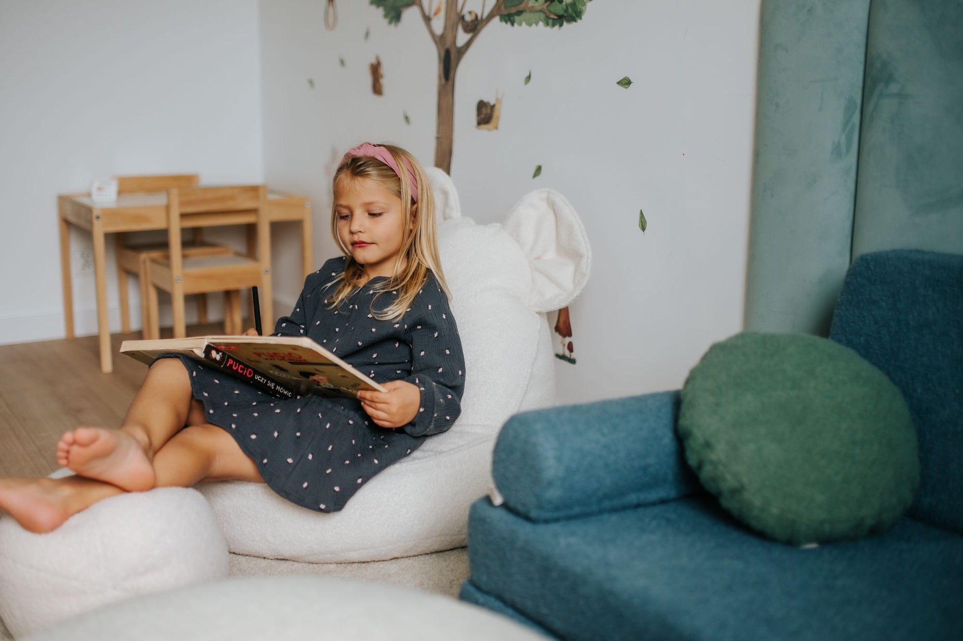 KIDS MIKI Pufa Dziecięca Uszak - poom kids