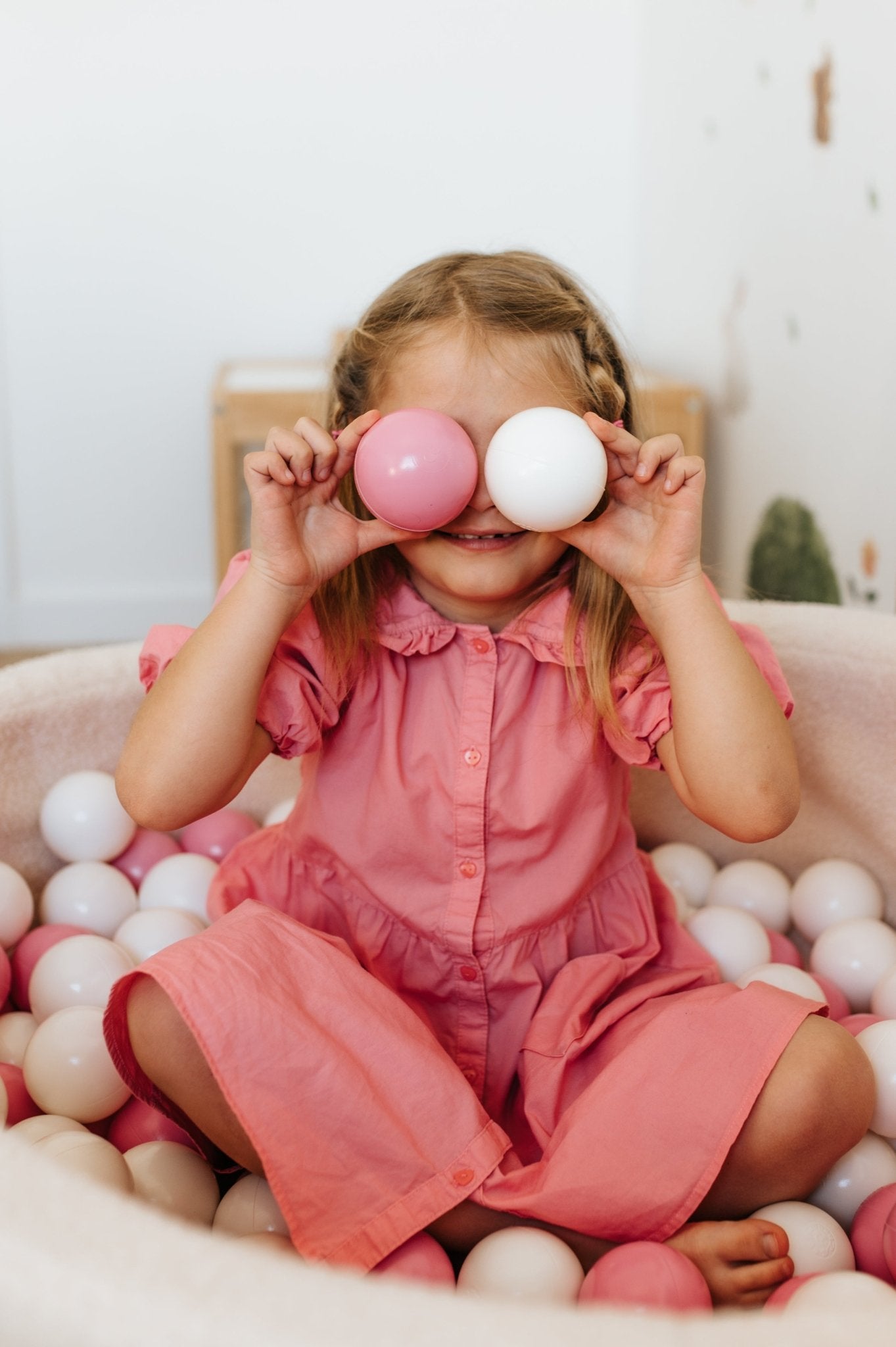 KIDS SWEET Duży Dziecięcy Basen 2 - osobowy z Piłkami ∅100cm (200 piłeczek) - poom kids