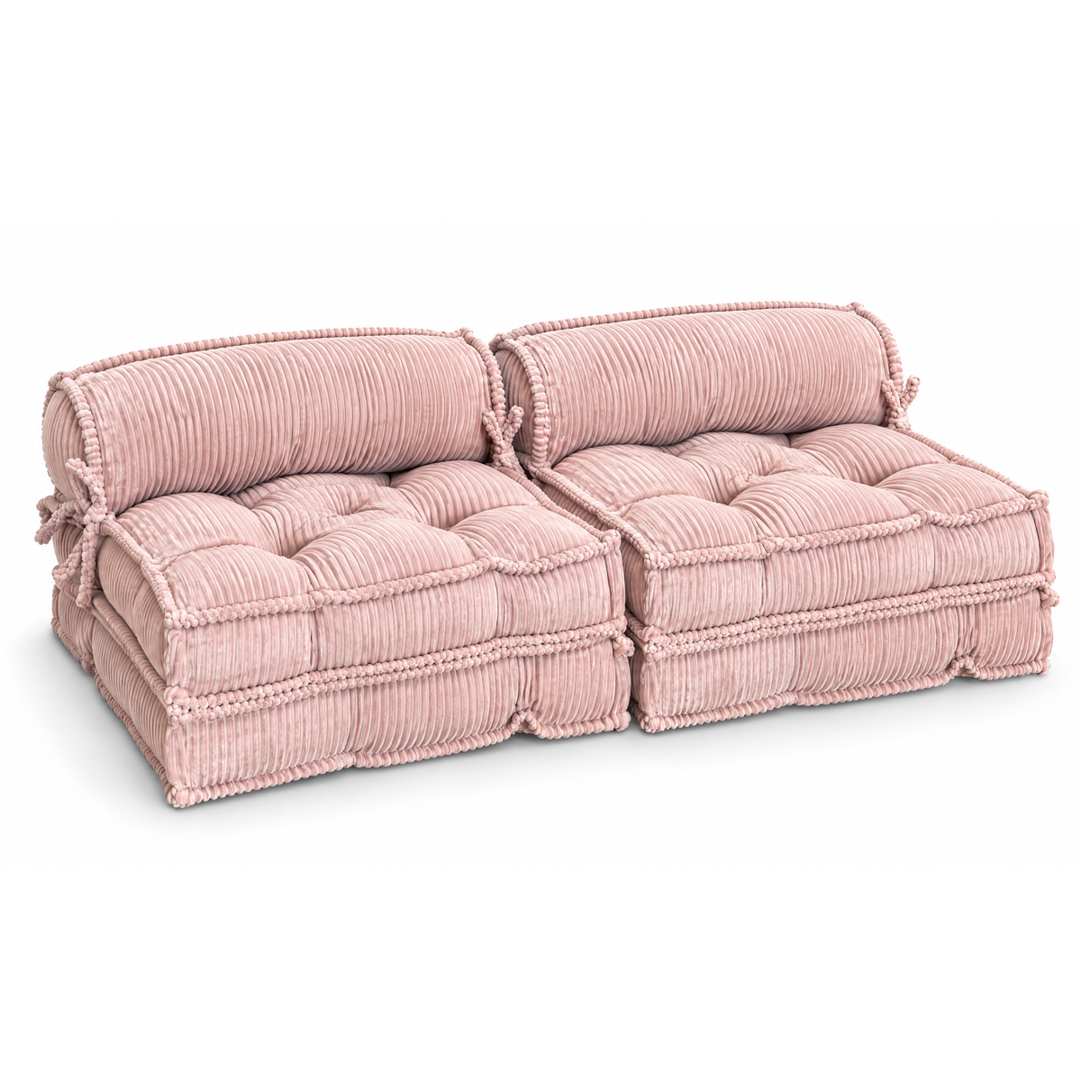 Francuska sofa dziecięca - zestaw 2 modułów rozkładanych