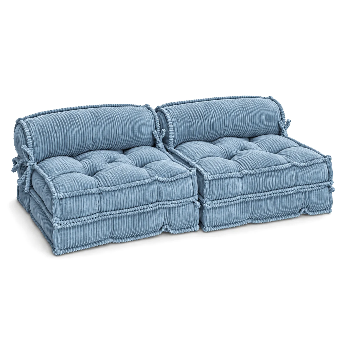 Francuska sofa dziecięca - zestaw 2 modułów rozkładanych