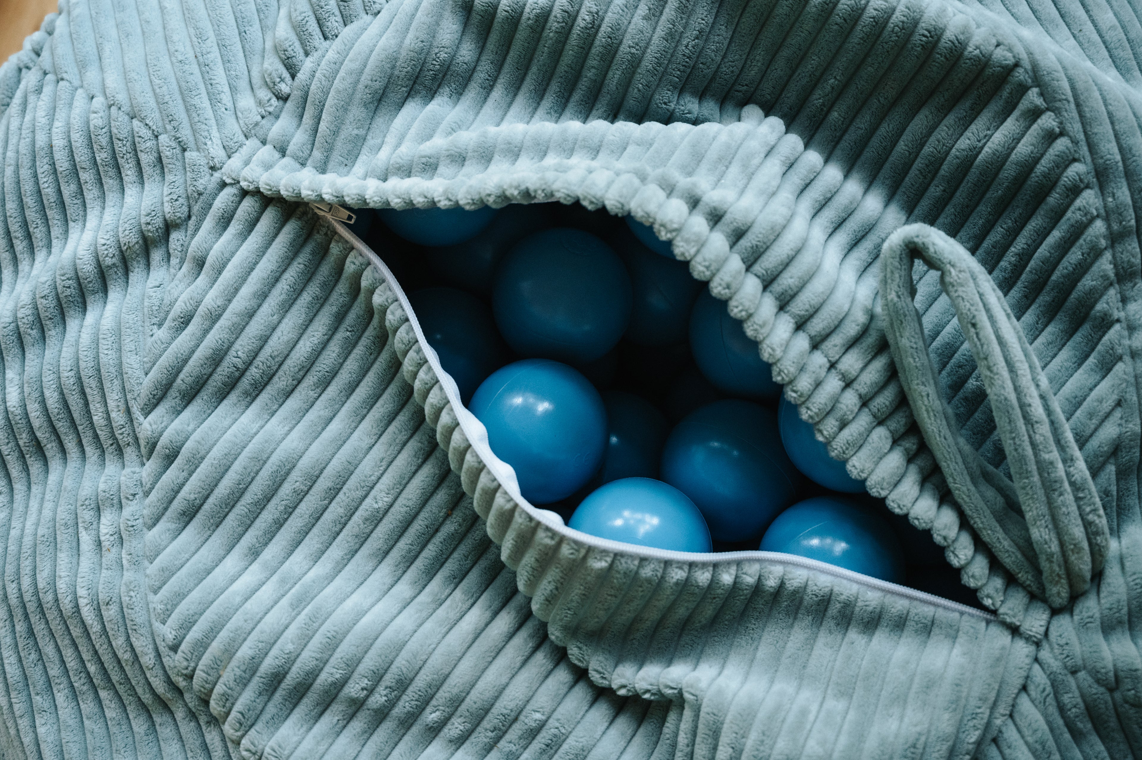 Pokrowiec Pufa na przechowywanie pluszaków i zabawek (85x85x50cm)