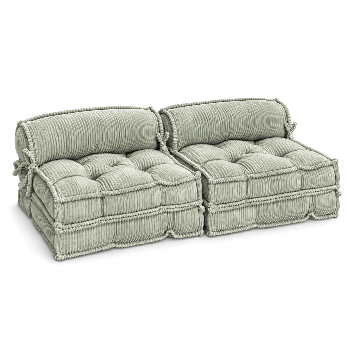 Francuska sofa dziecięca - zestaw 2 modułów rozkładanych - POOM KIDS®