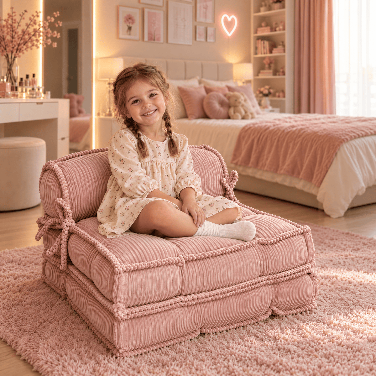 Francuska sofka dziecięca – 1 moduł rozkładany - POOM KIDS®
