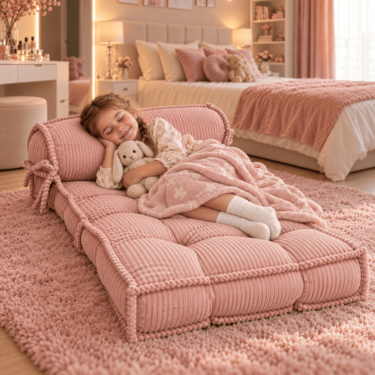 Francuska sofka dziecięca – 1 moduł rozkładany - POOM KIDS®