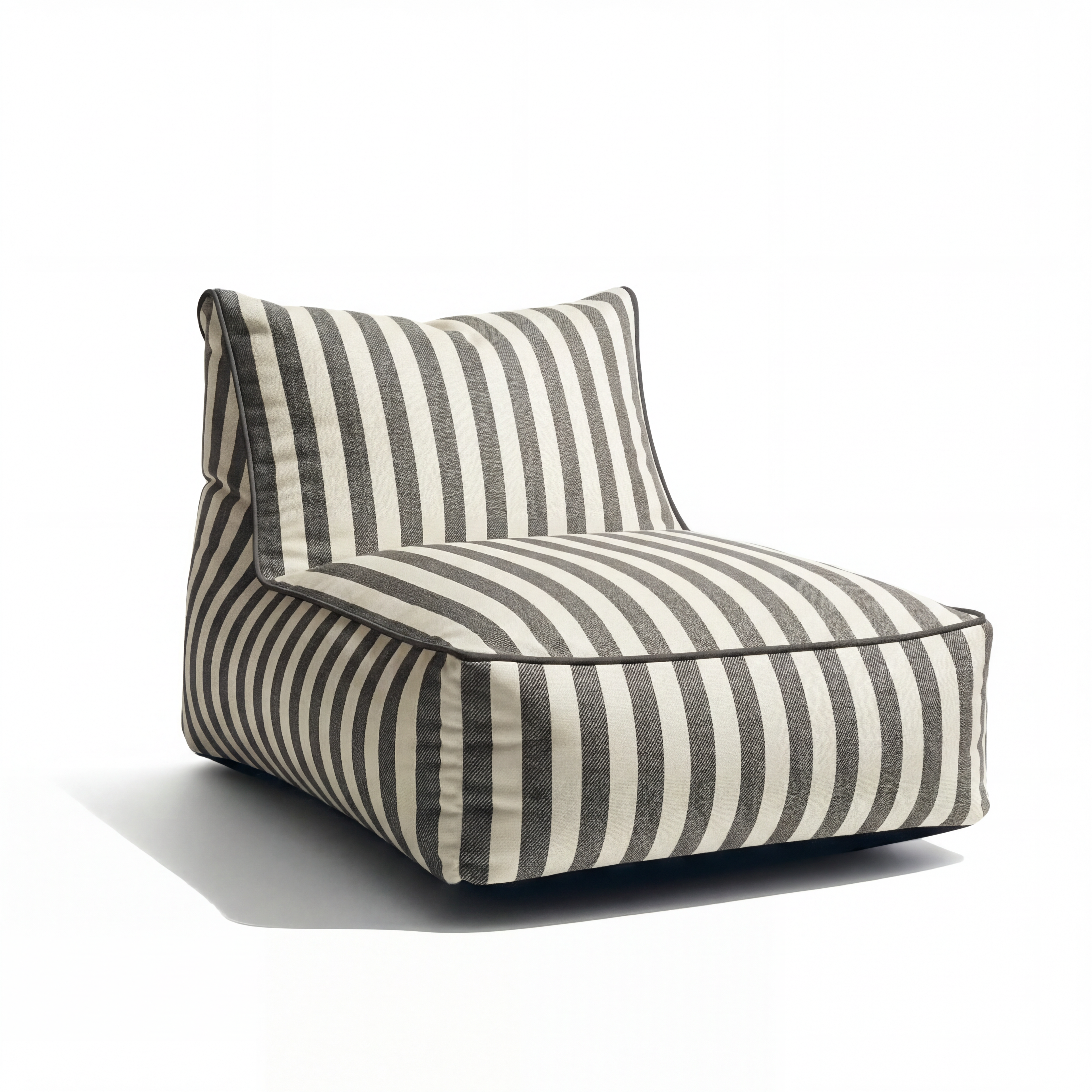 Pufa Outdoorowa w Paski 72x102x65cm