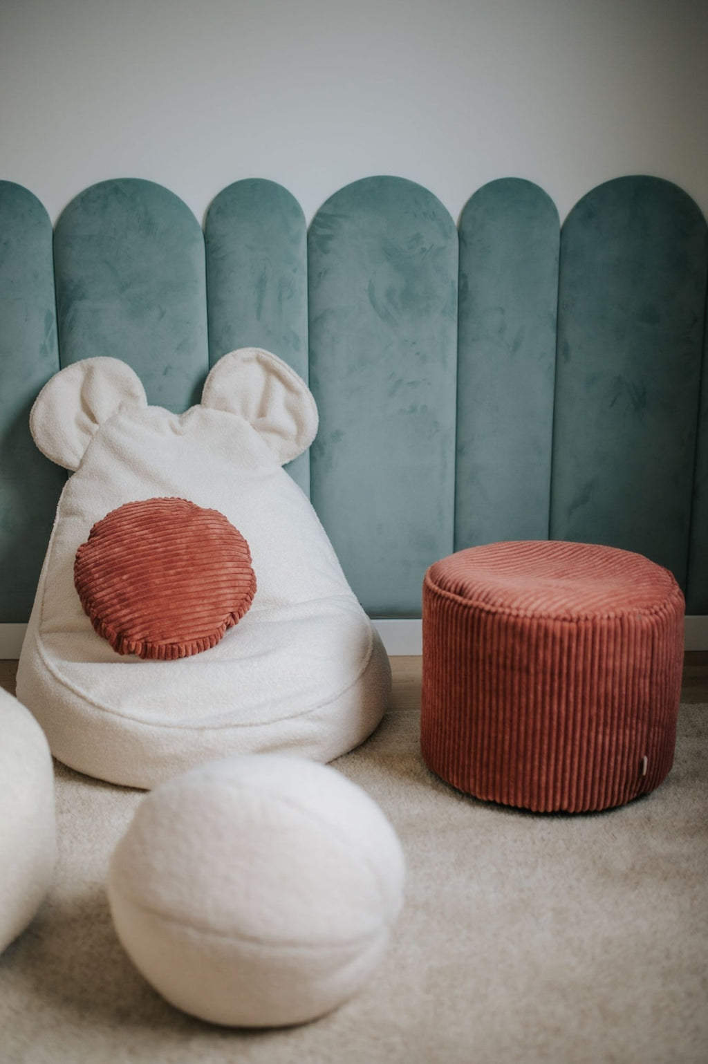 KIDS MIKI Pufa dziecięca ∅ 40cm - poom kids
