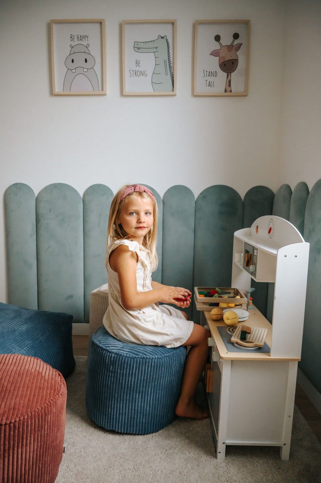 KIDS MIKI Pufa dziecięca ∅ 40cm - poom kids