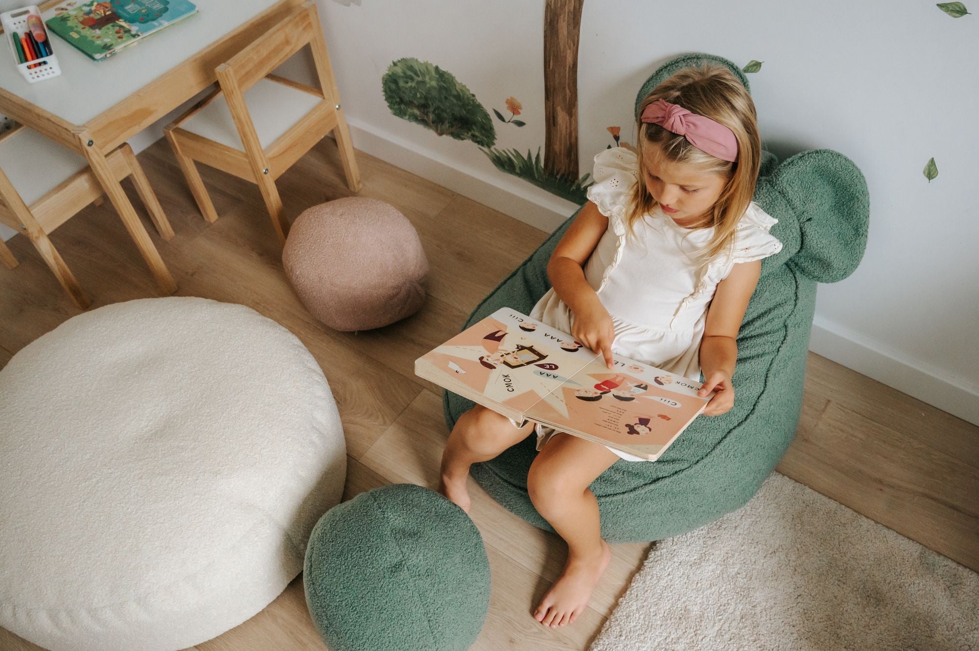 KIDS MIKI Pufa Dziecięca Uszak - poom kids