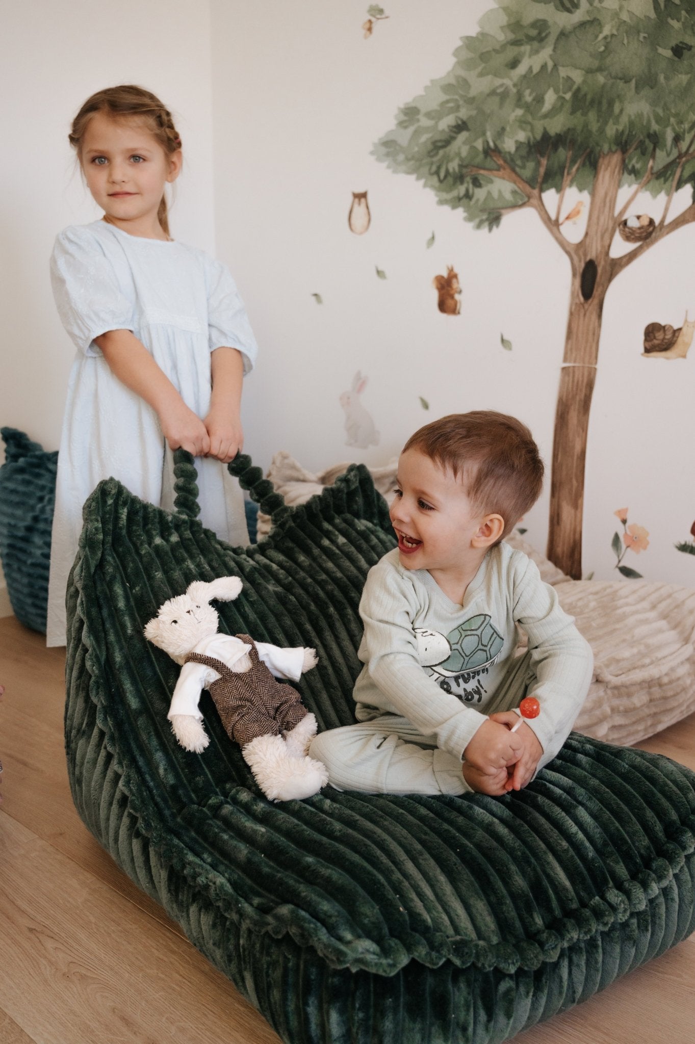 KIDS SWEET Garfield Dziecięcy Fotel z uchwytem - poom kids