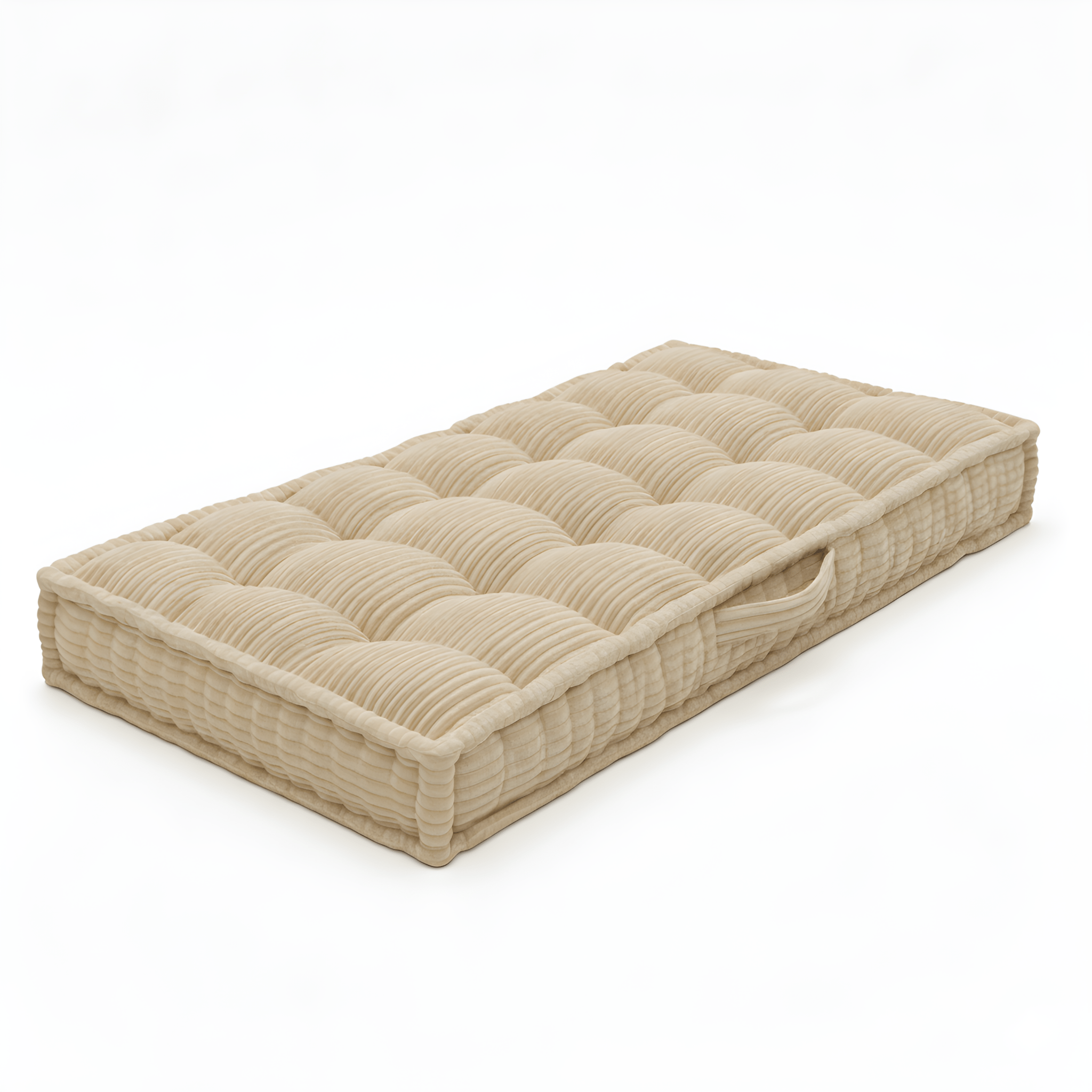 Materac francuski pikowany dla dzieci 130x60x10 cm - poom kids