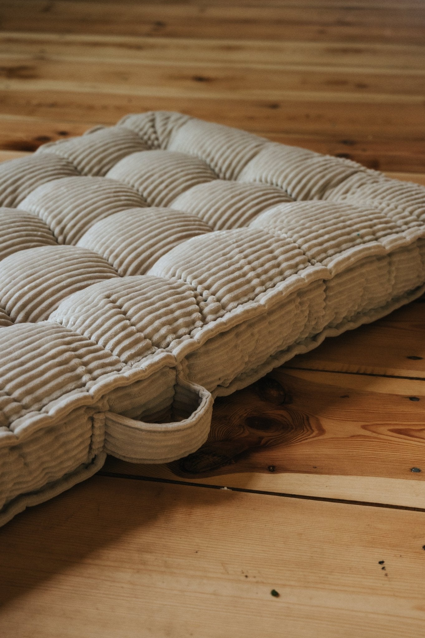 Materac francuski pikowany dla dzieci 130x60x10 cm - poom kids