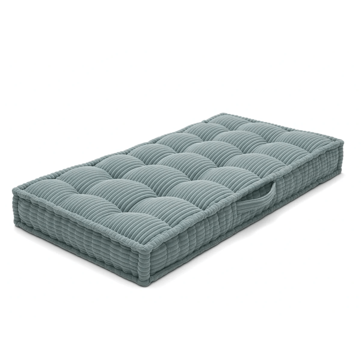 Materac francuski pikowany dla dzieci 130x60x10 cm - poom kids