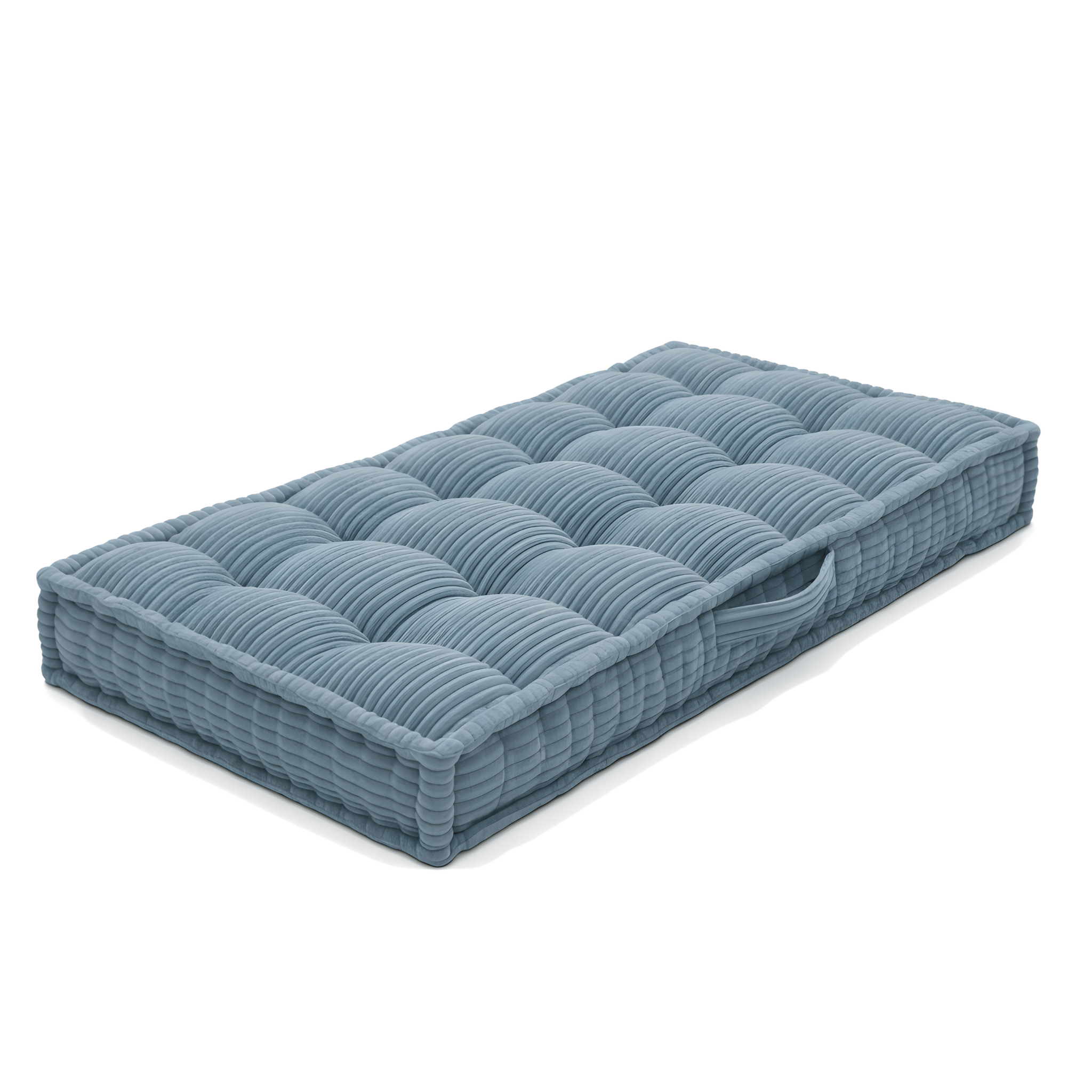 Materac francuski pikowany dla dzieci 130x60x10 cm - poom kids