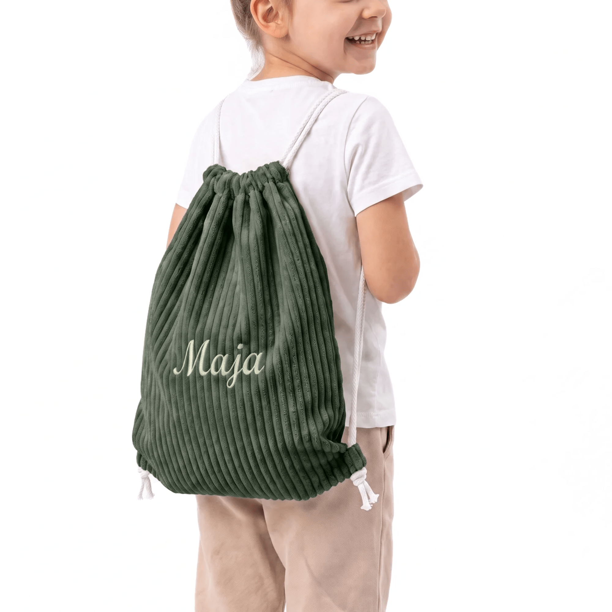 Personalizowany Worek na ubrania do przedszkola z imieniem - POOM KIDS®