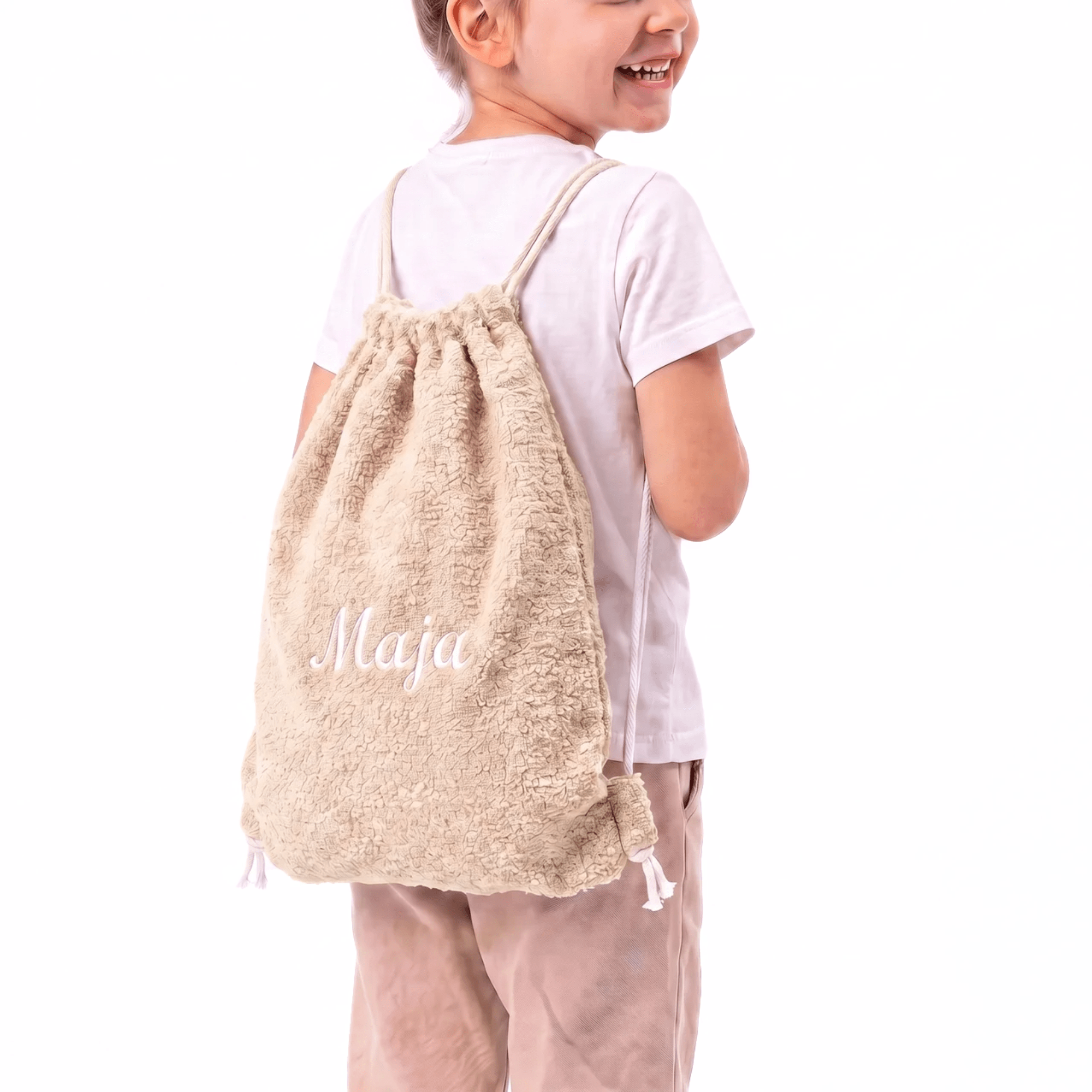 Personalizowany Worek na ubrania do przedszkola z imieniem - POOM KIDS®