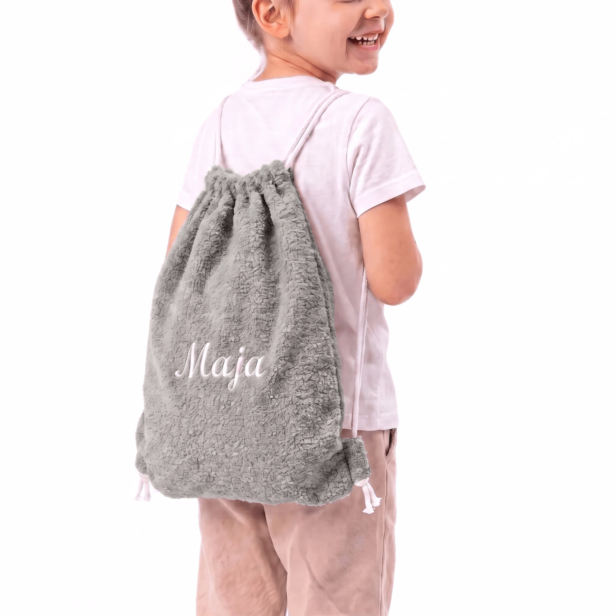 Personalizowany Worek na ubrania do przedszkola z imieniem - POOM KIDS®