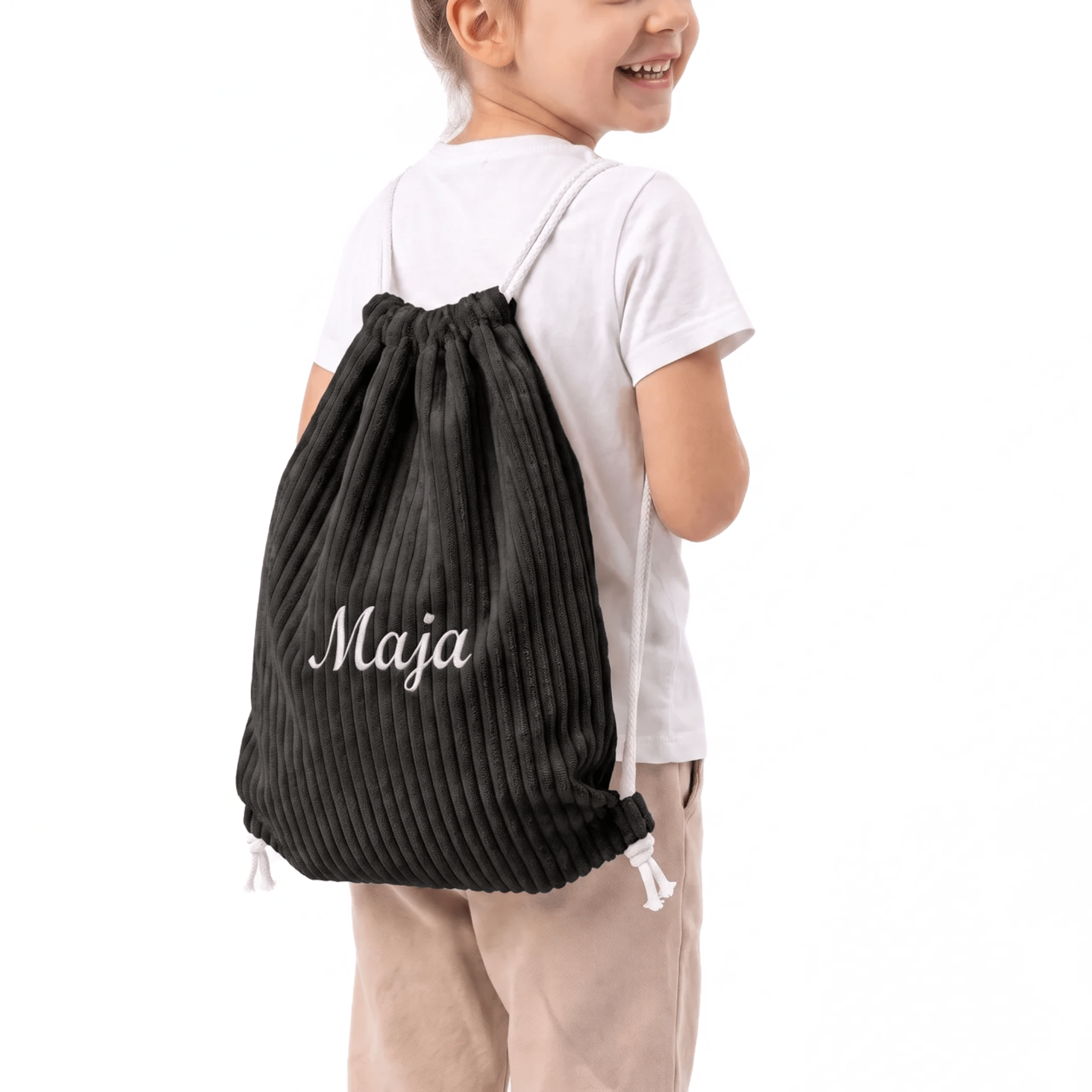 Personalizowany Worek na ubrania do przedszkola z imieniem - POOM KIDS®