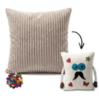 Poduszka do uwalniania emocji 37 × 27 × 7 cm - Stwórz ze swoim dzieckiem cos kreatywnego / wszystko zgodnie z zasadą zero waste - poom kids
