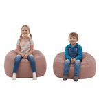 Pokrowiec Pufa na przechowywanie pluszaków i zabawek (85x85x50cm) - poom kids