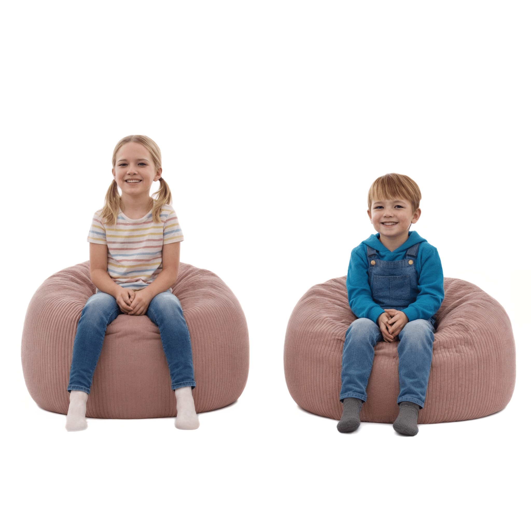 Pokrowiec Pufa na przechowywanie pluszaków i zabawek (85x85x50cm) - poom kids