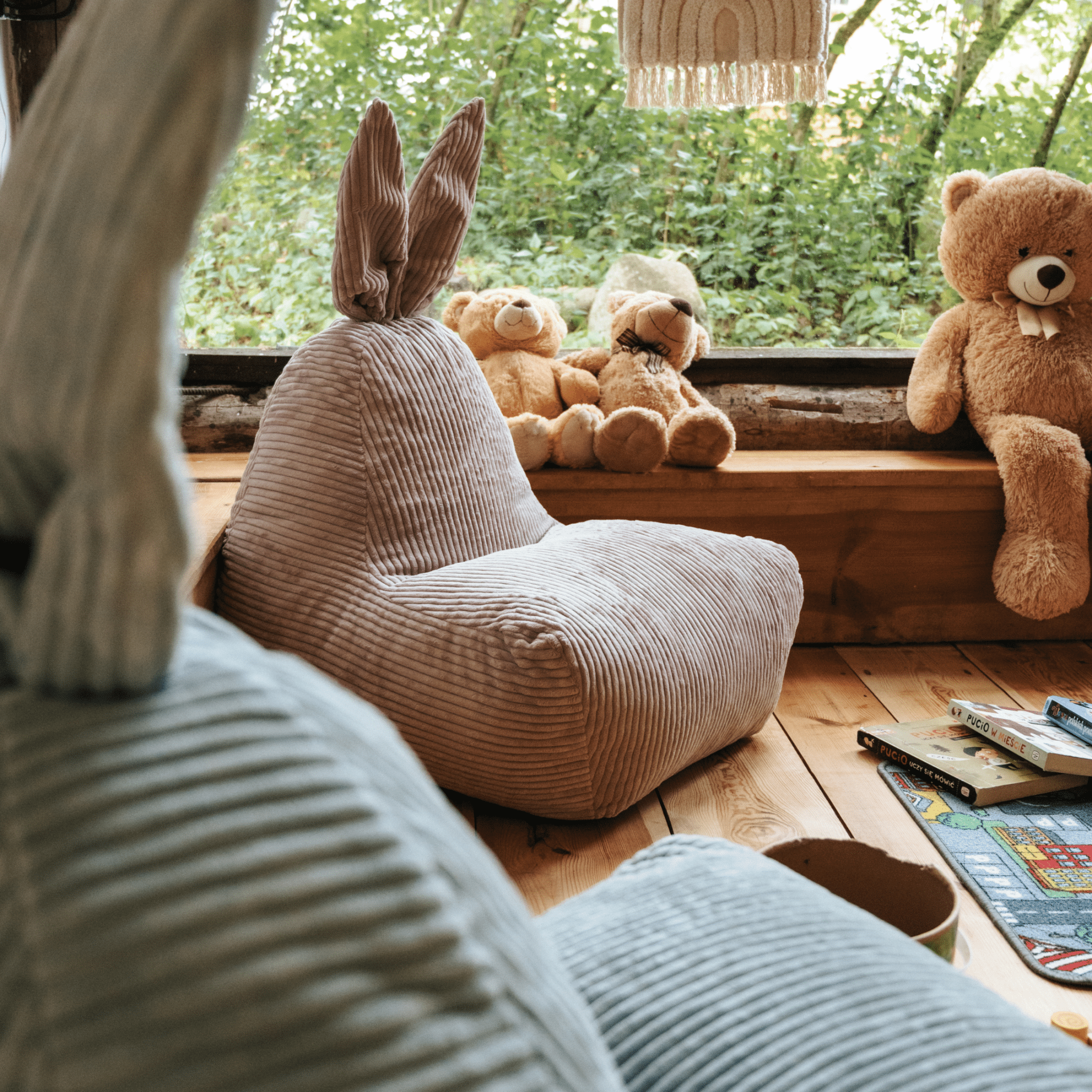 Pufa Dziecięca Królik (75x70x90cm) - poom kids