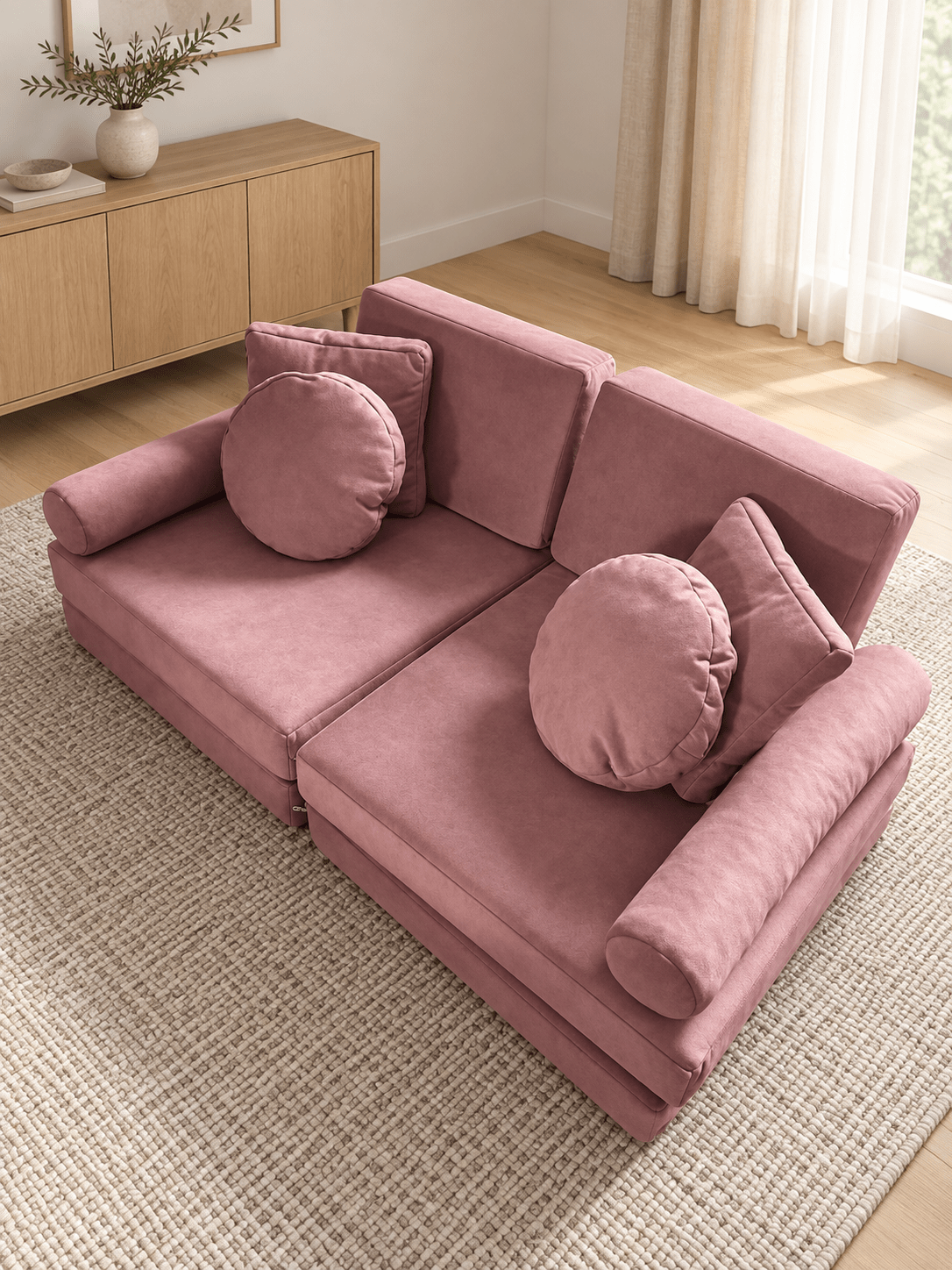 Sofa dziecięca modułowa – wyprzedaż - POOM KIDS®